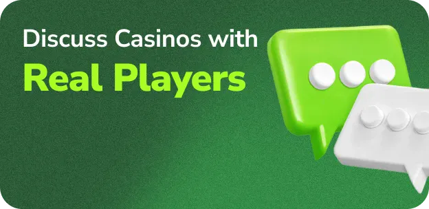 Discuti dei casinò con giocatori reali